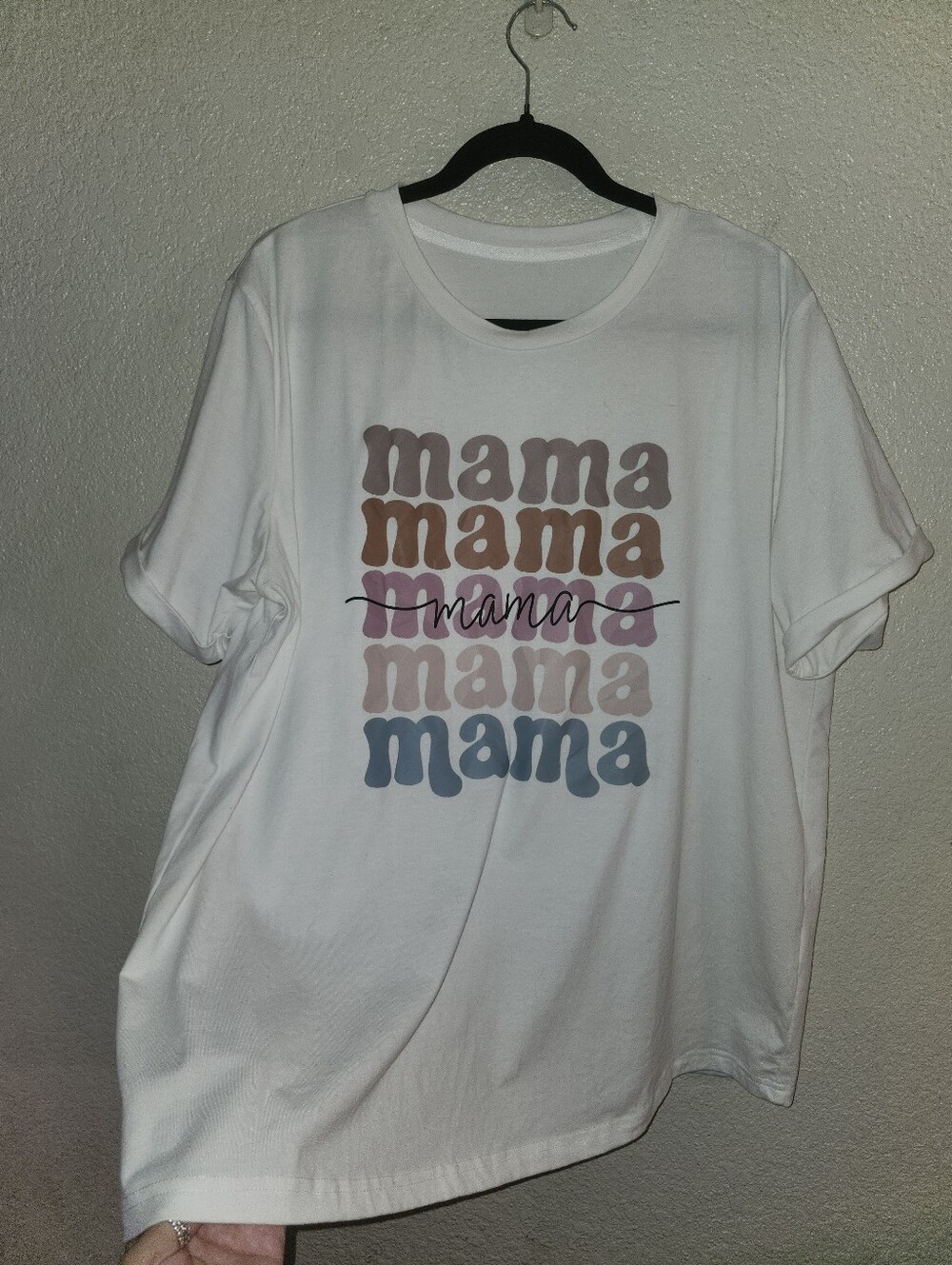 EUC Purchased 4rm @elizajoy17 "Mama Graphic T-Shirt" White🤍w/Boho Colors😍2XL - Picture 5 of 7